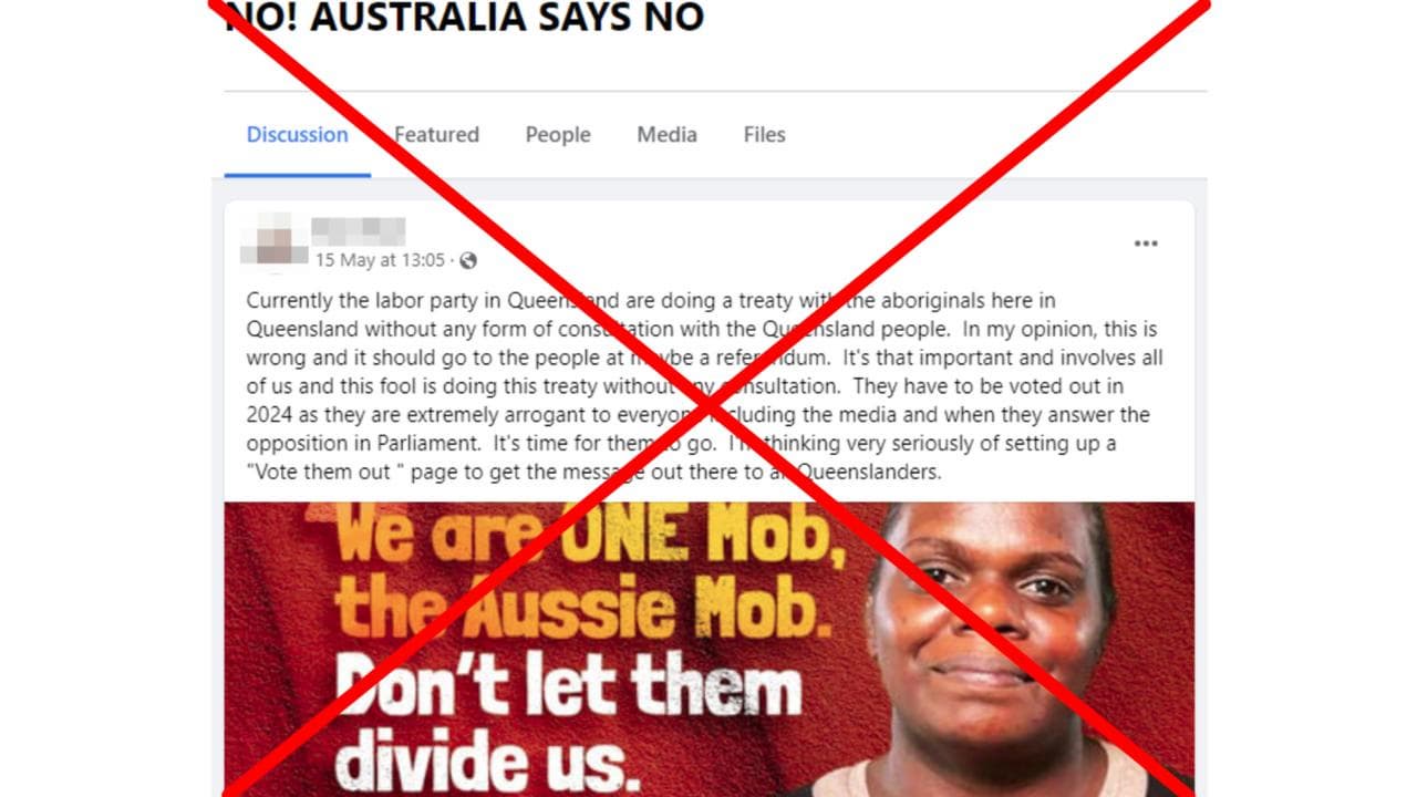 A screenshot of the Facebook post.