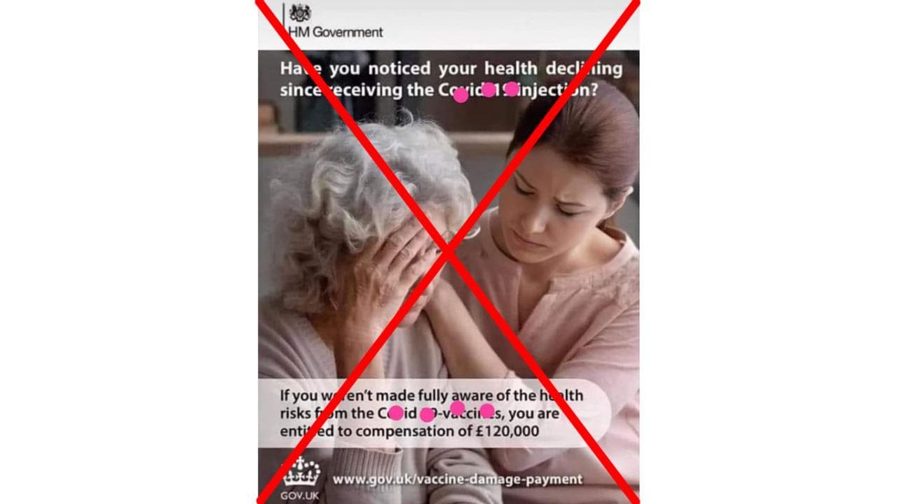 A screenshot of the Facebook post.