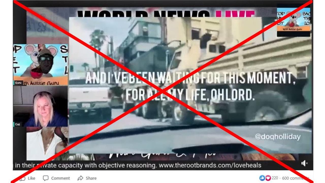 Claim the US military is on the move