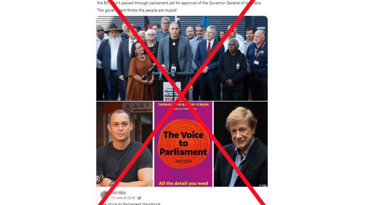 The claim has been posted on Facebook.