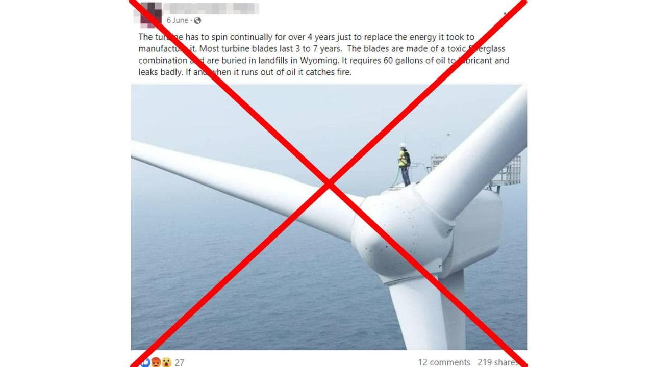 A screenshot of the Facebook post.