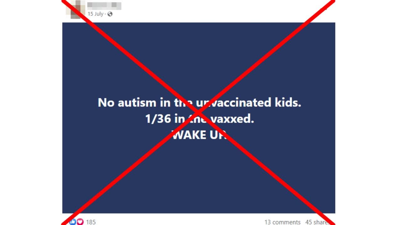 A screenshot of the Facebook post.