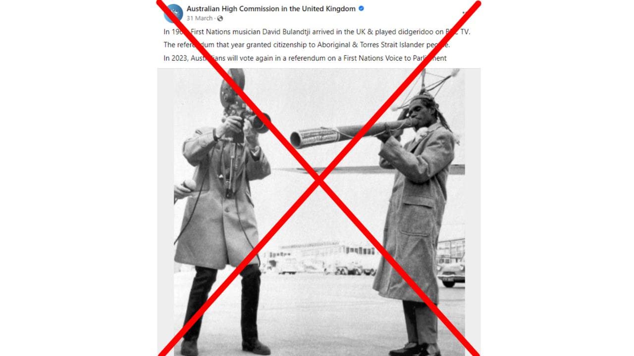 A screenshot of the Facebook post.