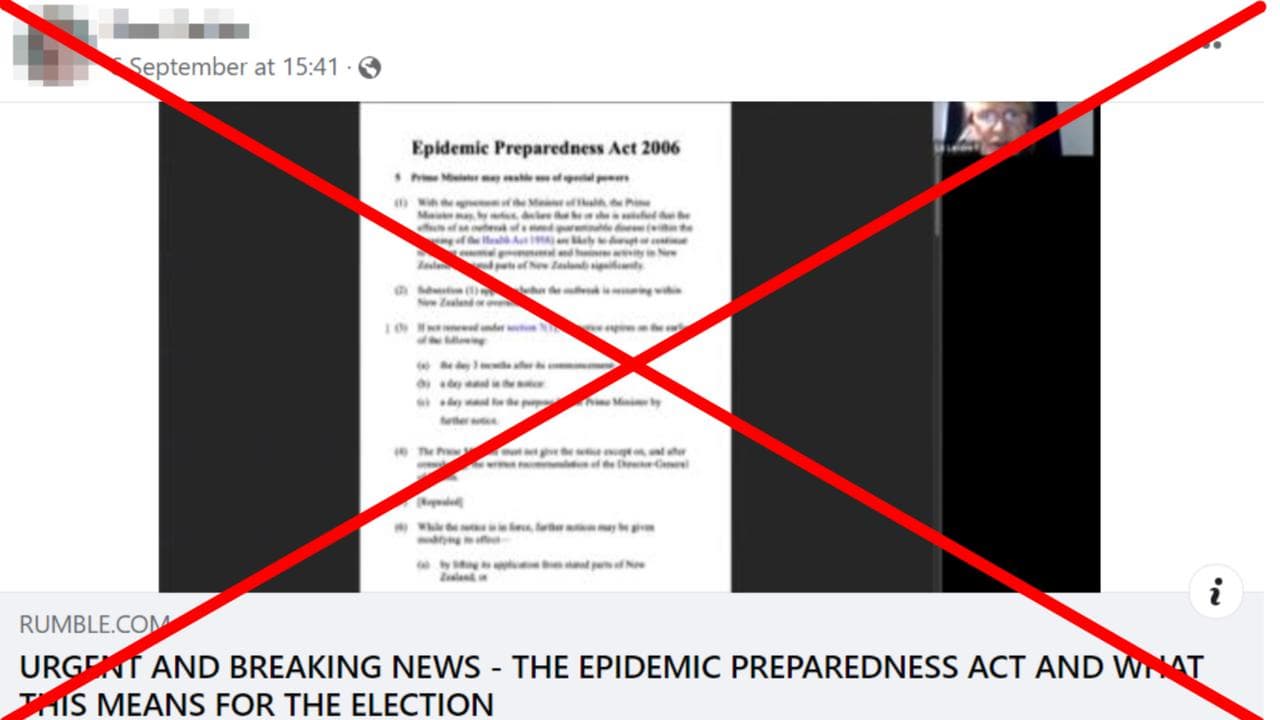 A screenshot of one of the Facebook posts.