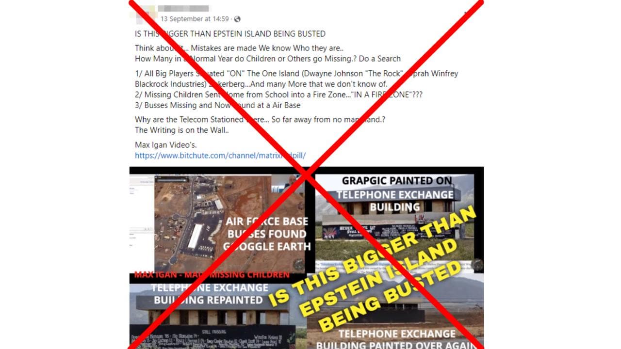 A screenshot of a Facebook post.