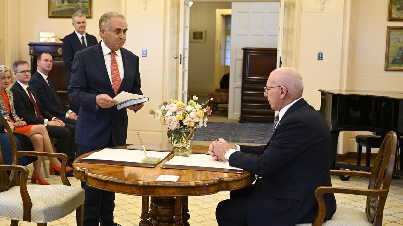 Don Farrell and David Hurley (file image)