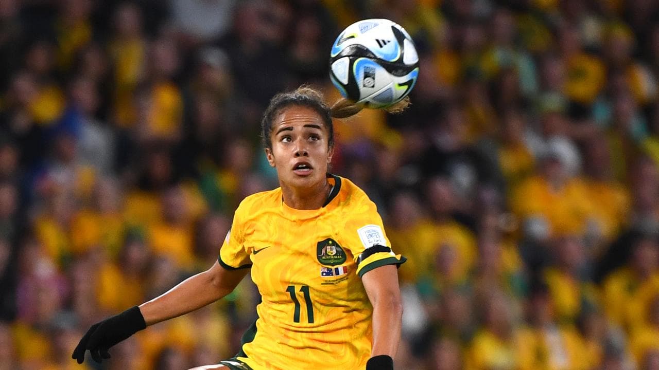 Mary Fowler in action for Australia. 