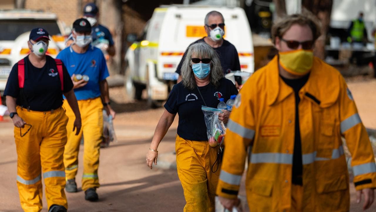 Emergency crews in Perth