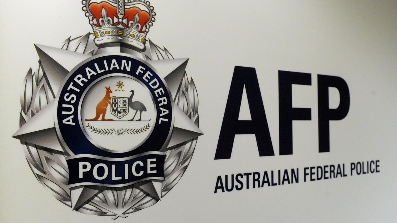 An Australian Federal Police logo
