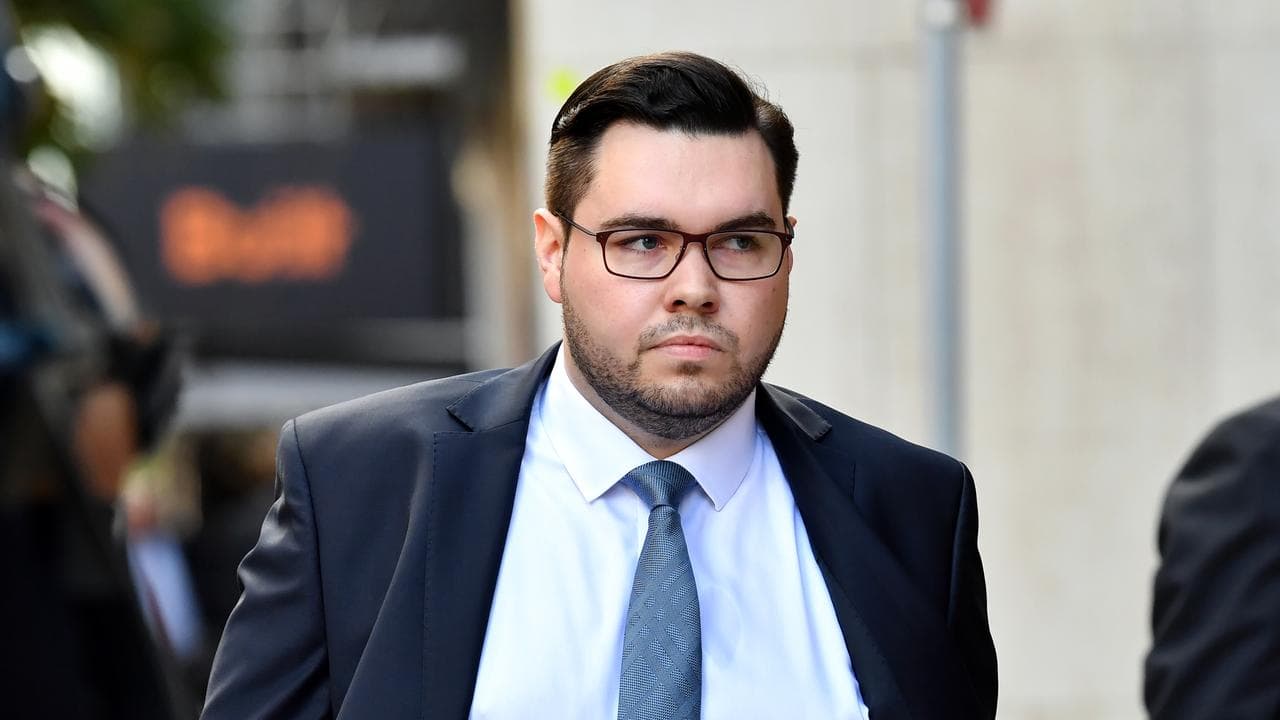 Bruce Lehrmann arrives at the Federal Court of Australia