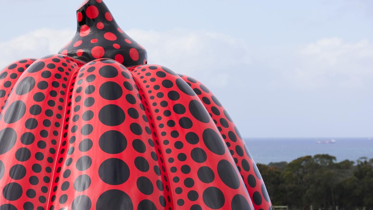 Yayoi Kusama's polka dot pumpkin