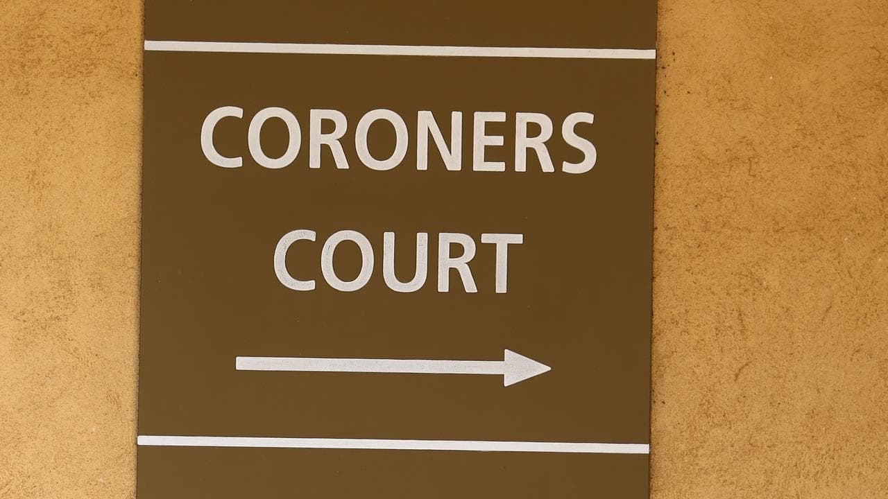Coroner's court sign