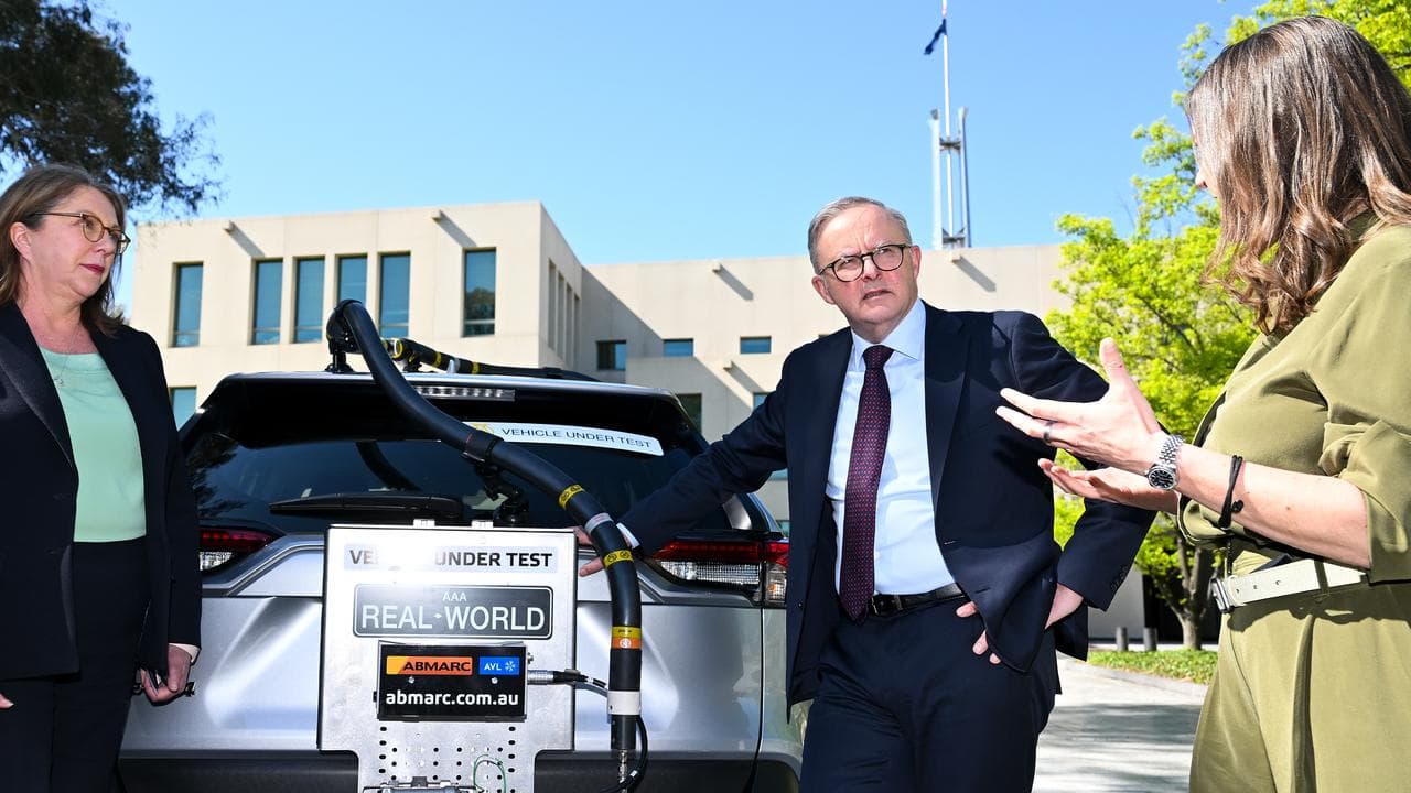 Chris Bowen, Catherine King and Anthony Albanese
