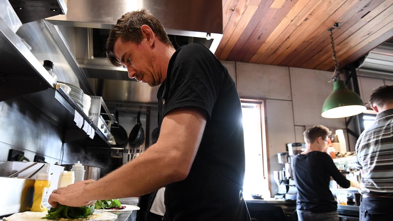 workers at a restaurant