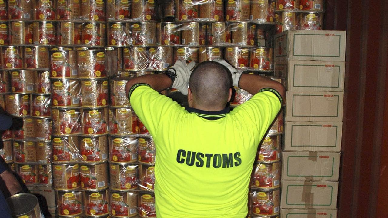Tomato tins filled with ecstacy pills (file image)