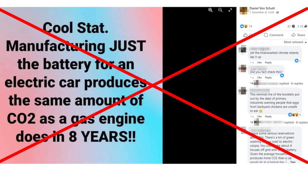 A screenshot of one of the Facebook posts.