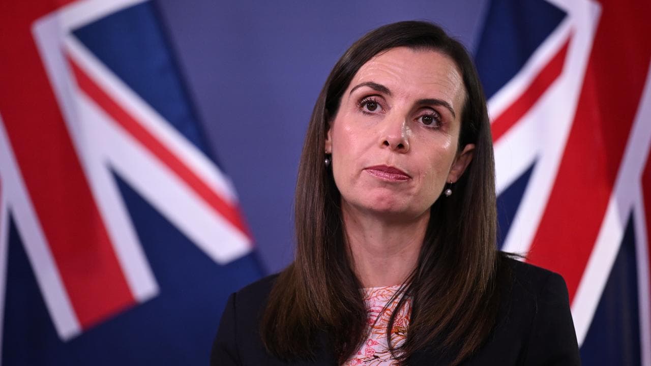 Finance Minister Courtney Houssos