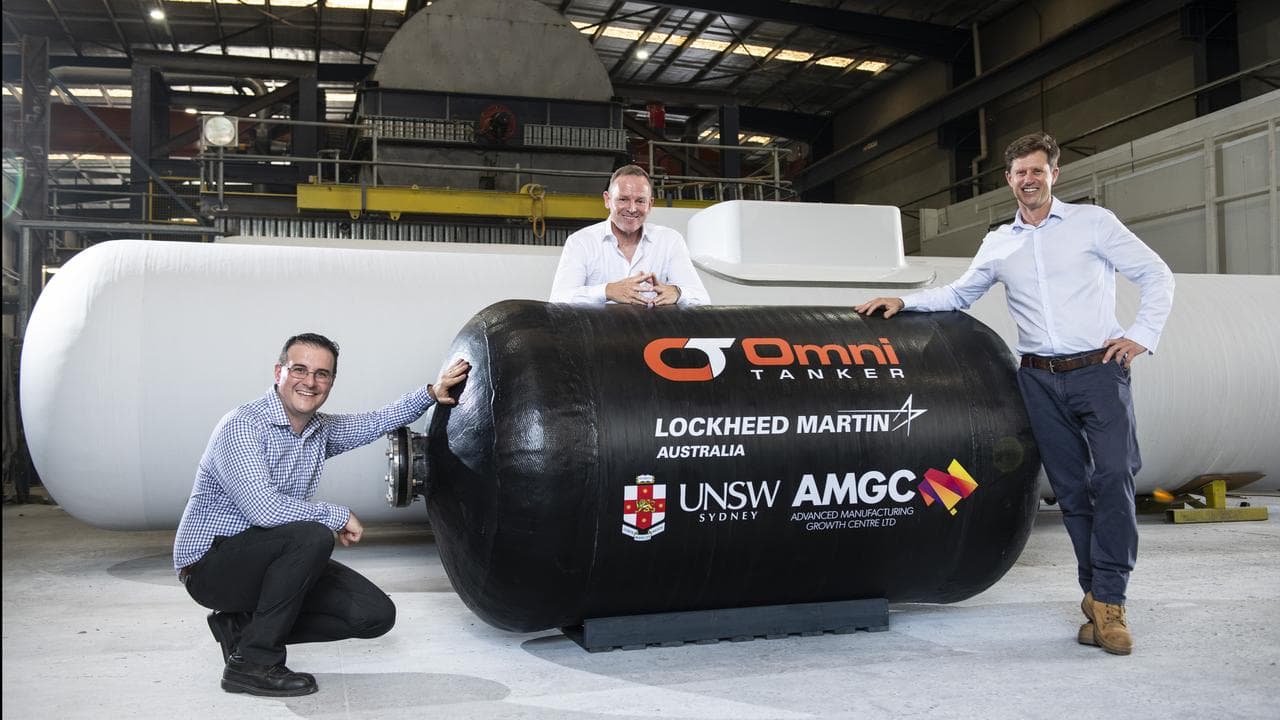 Omni Tanker carbon fibre tank