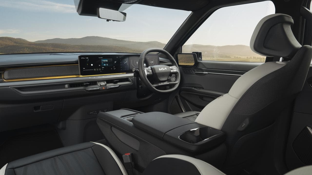 Interior of the Kia EV9 Air