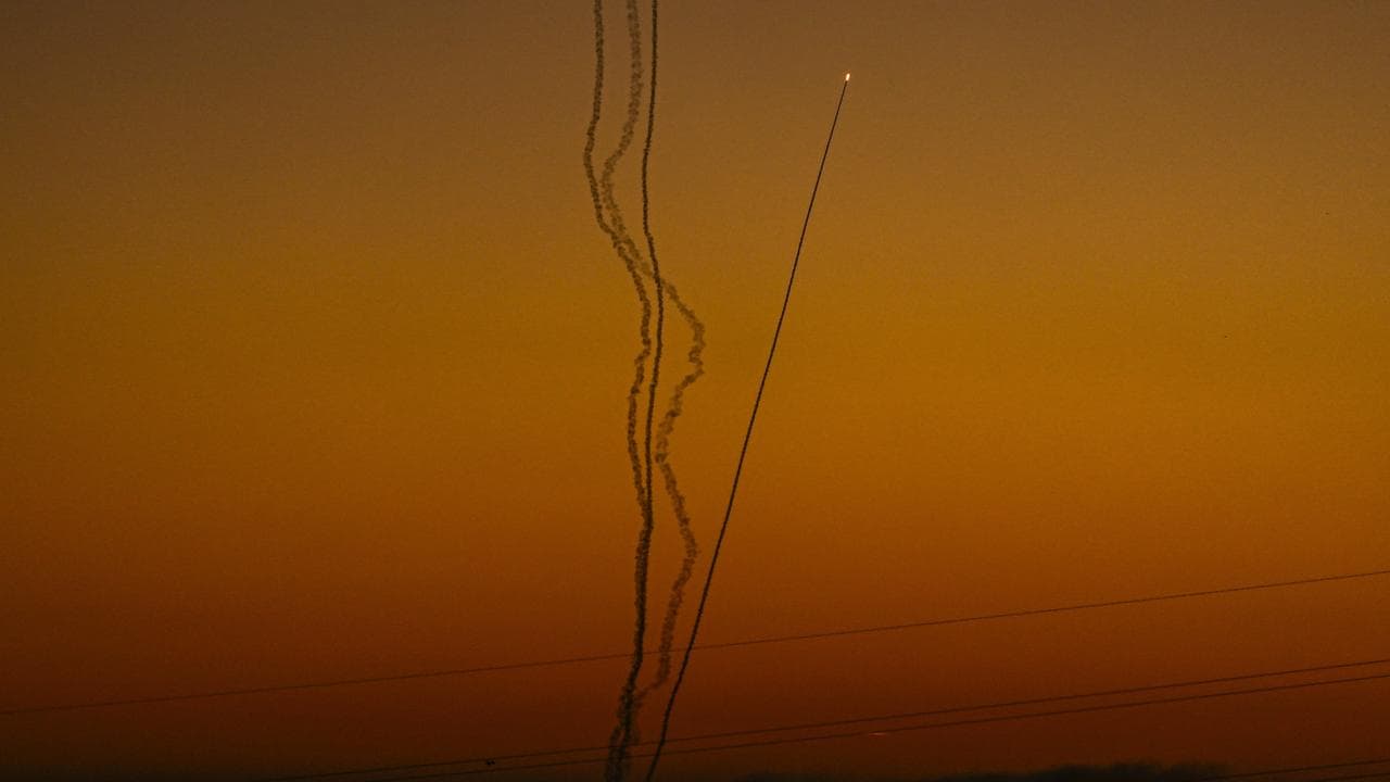 Rockets are fired towards Israel from the Gaza Strip
