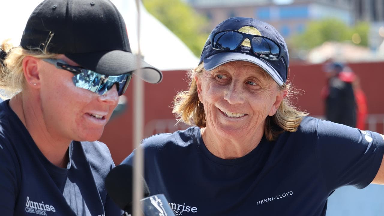 Alive navigator Adrienne Cahalan (right).