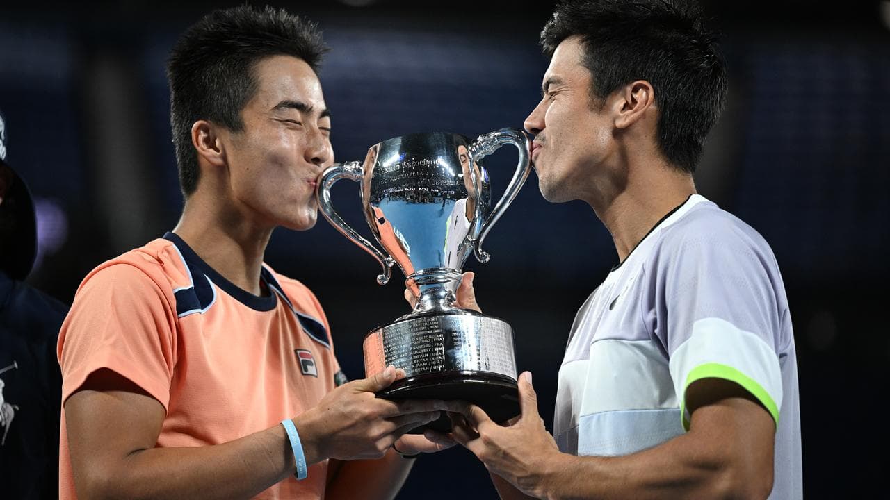 Rinky Hijikata  (left) and Jason Kubler