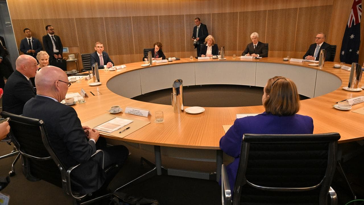 Prime Ministers Anthony Albanese and Chris Luxon meet in Sydney.
