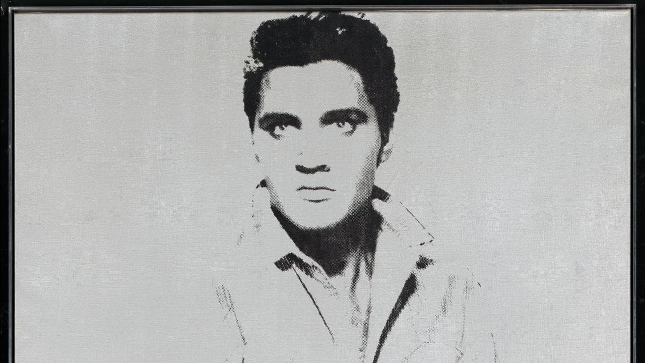 Andy Warhol's print of Elvis Presley.