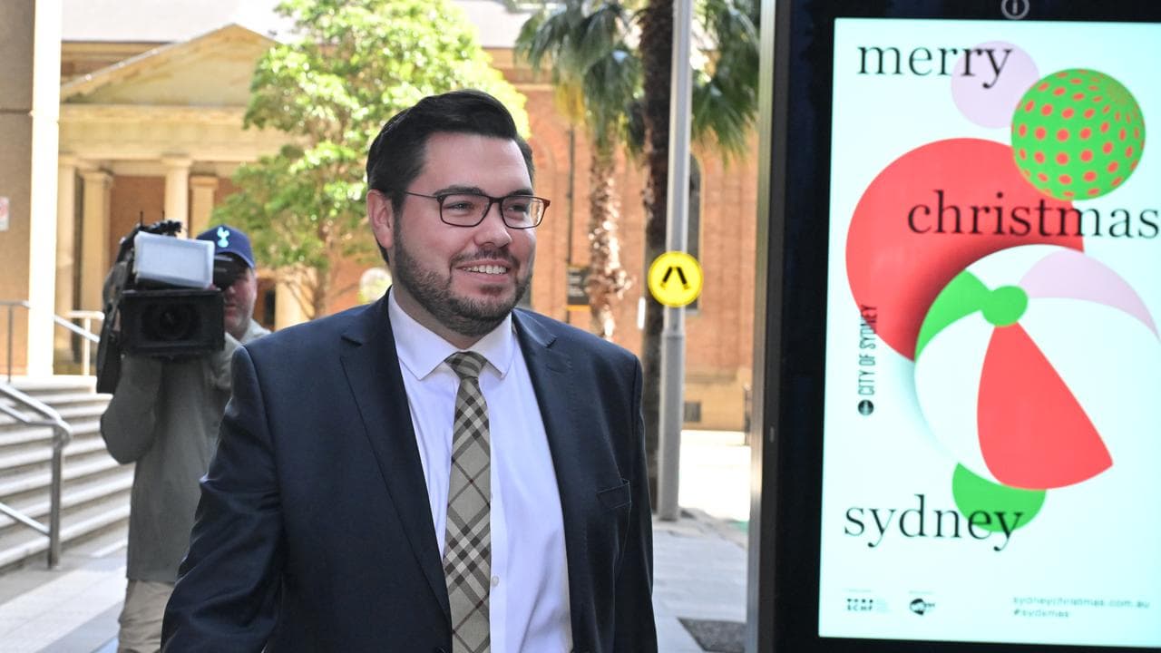 Bruce Lehrmann arrives at the Federal Court