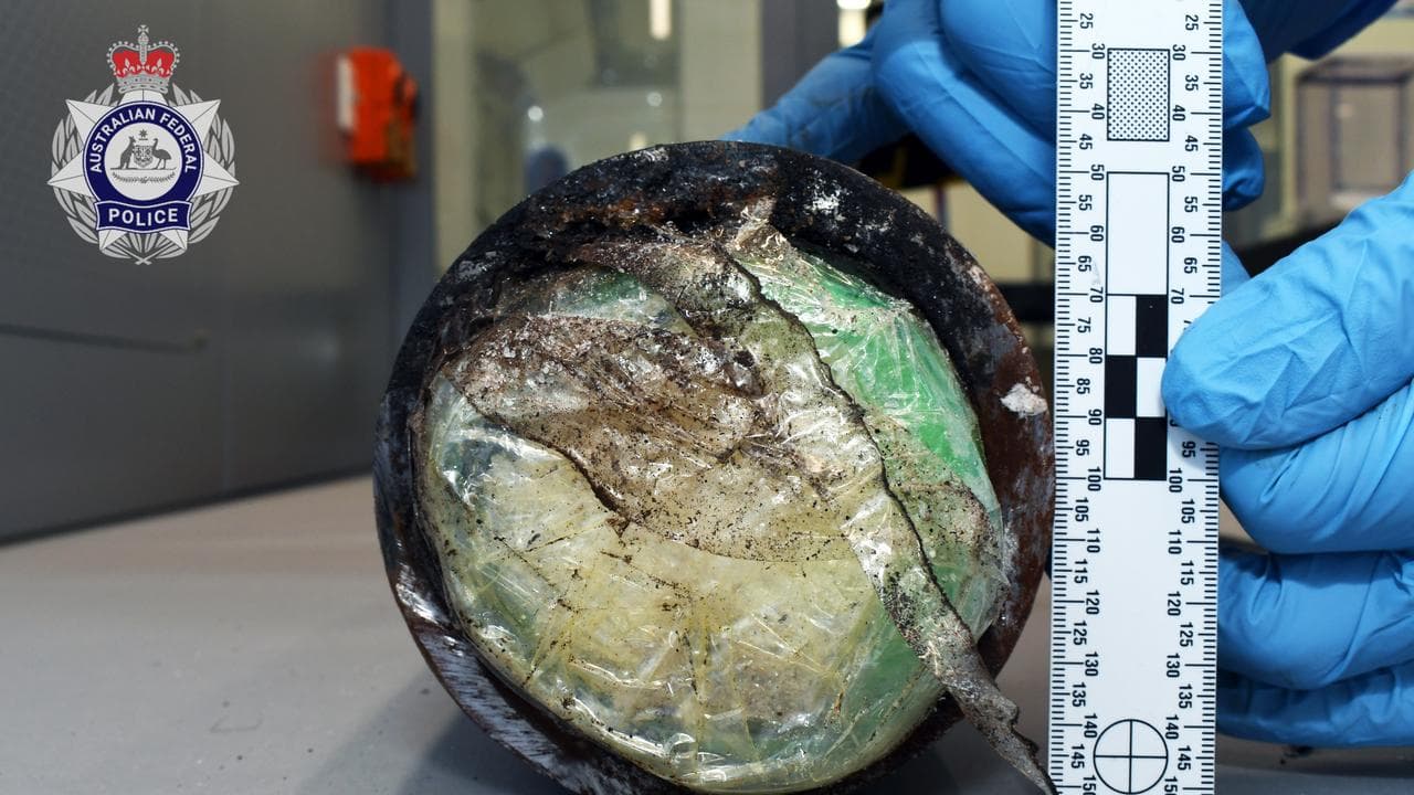 Meth inside a drive shaft