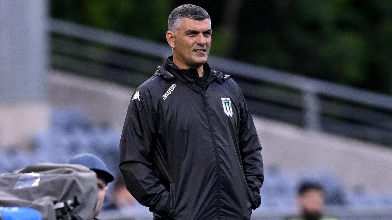 Western United coach John Aloisi