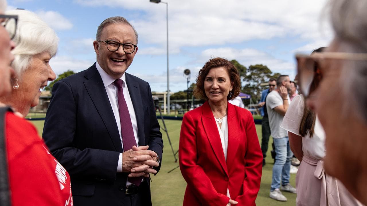 Anthony Albanese and Jodie Belyea