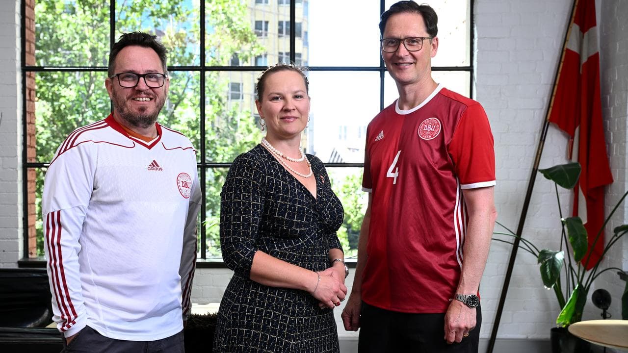 Nick Procter, Lykke Borup and Thomas Hansen