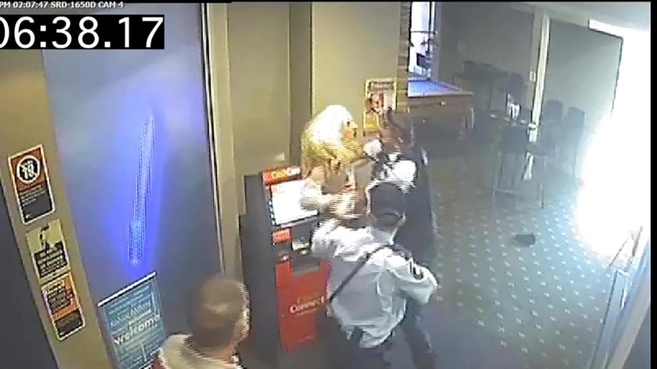 Anya Bradford thown into an ATM (file image)