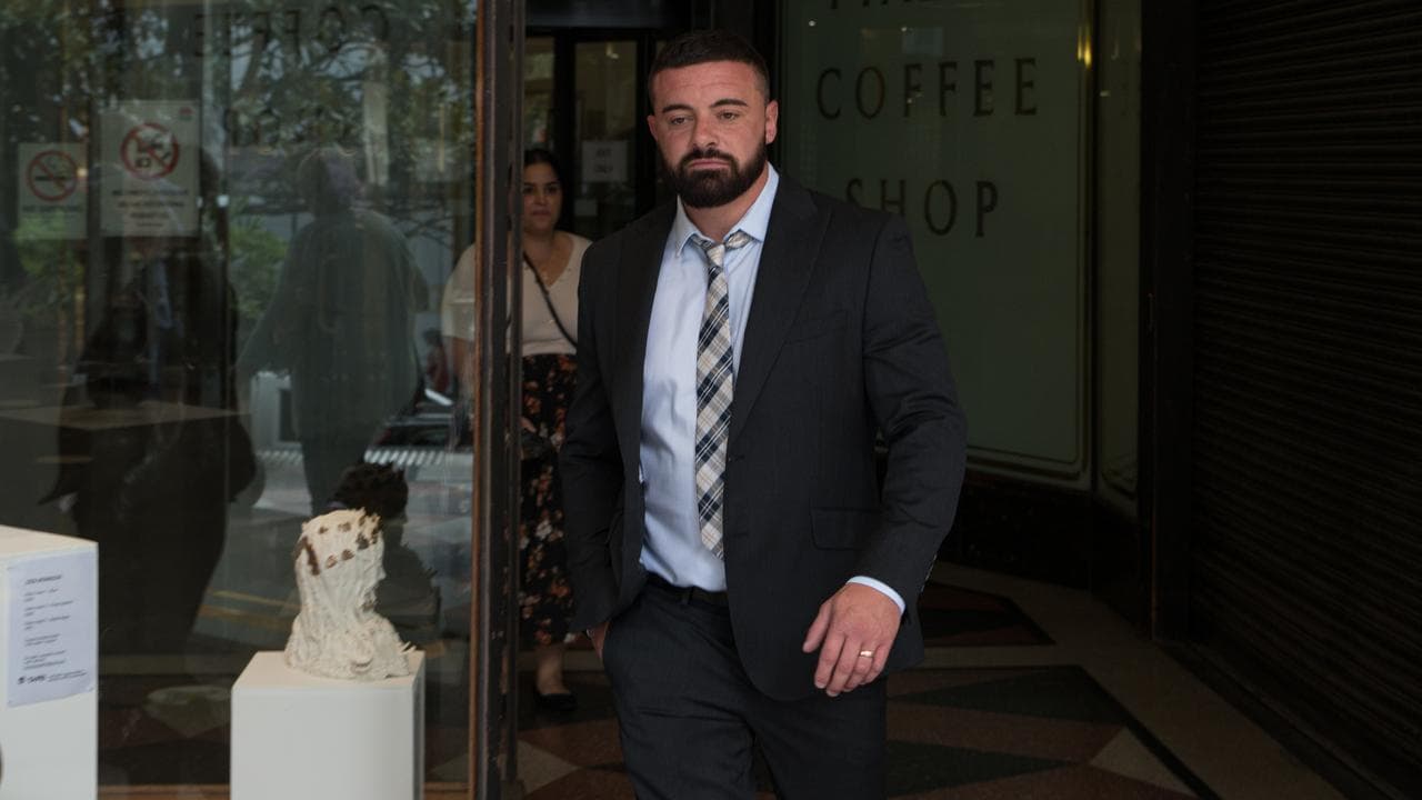 Wade Habkouk leaves at the Downing Centre District Court