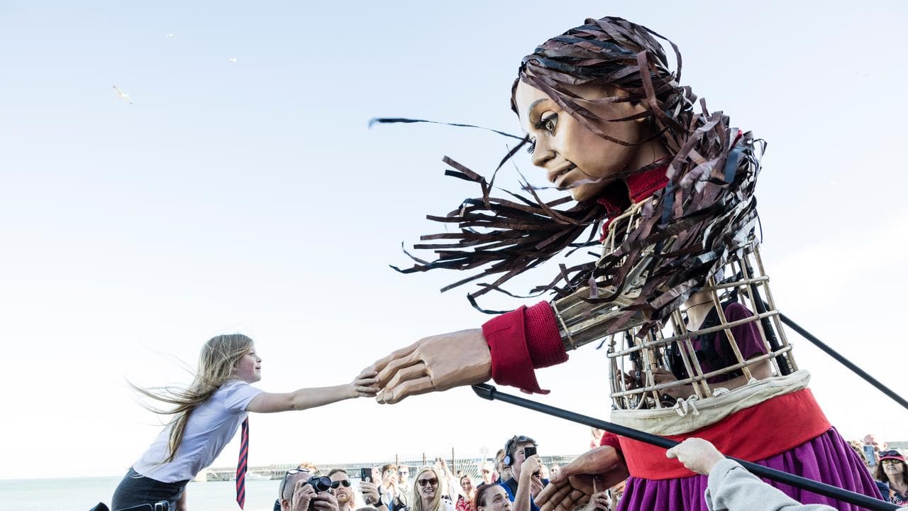 Little Amal in the UK 