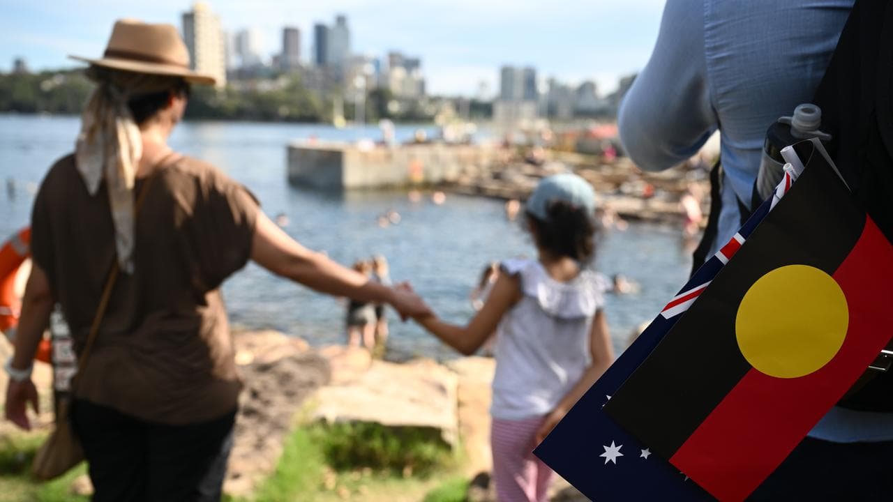 People cooling off at Marrinawi Cove, Sydney