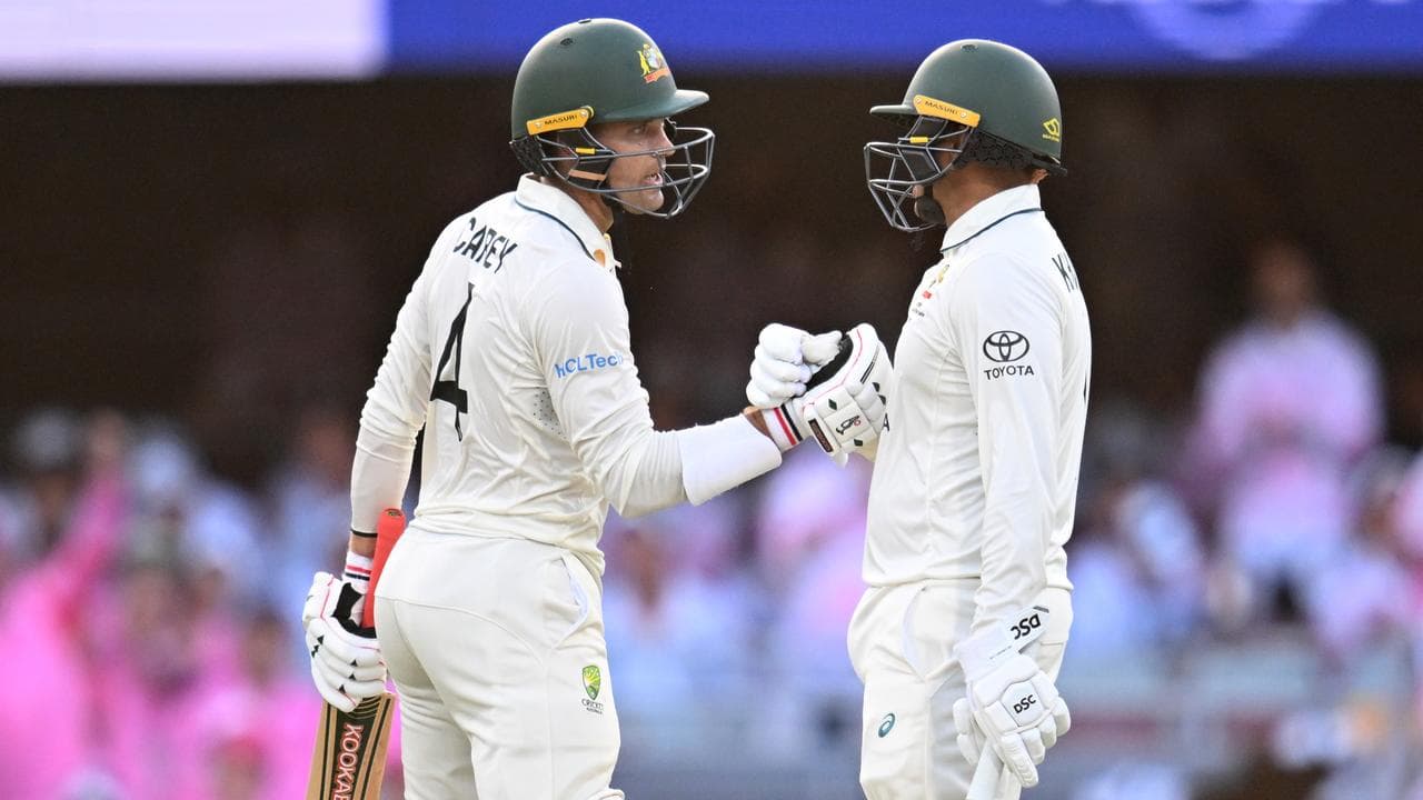 Alex Carey and Usman Khawaja.
