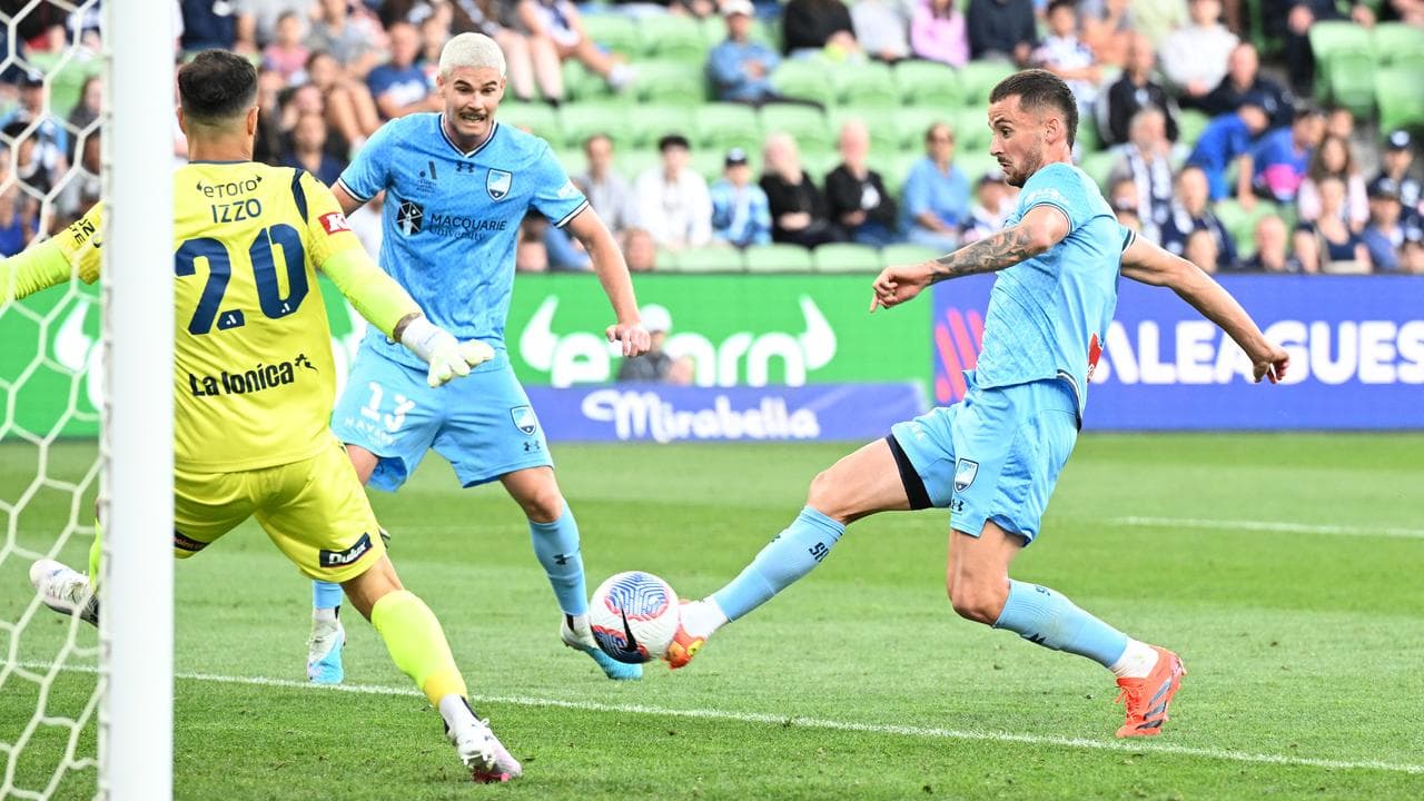 Jordan Girdwood-Perkins scores a goal.