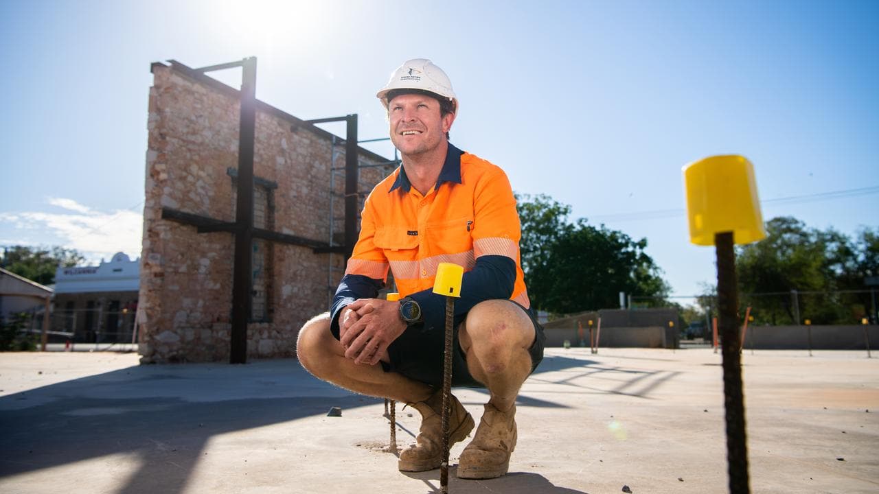 Ben Evans is overseeing construction of a new cultural centre.