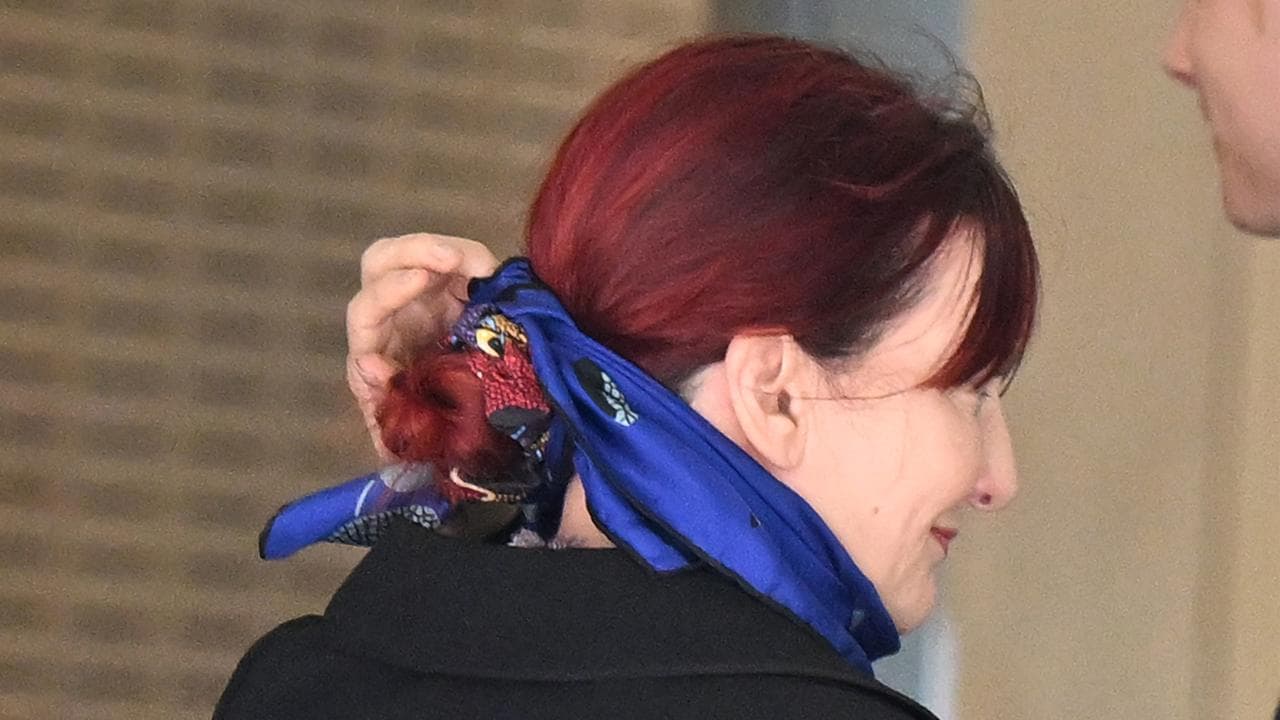 Karla Rosa Heath arrives at the Supreme Court in Brisbane