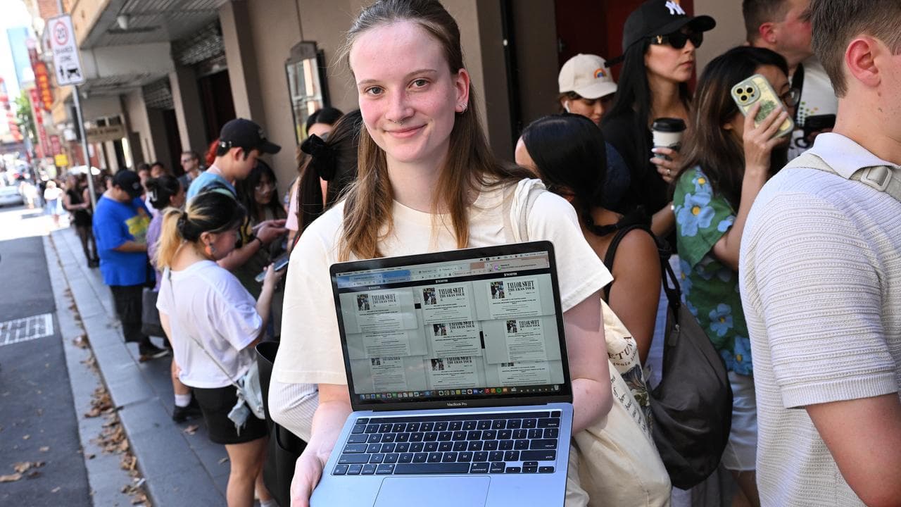 Taylor Swift fan Charlotte Beaton.