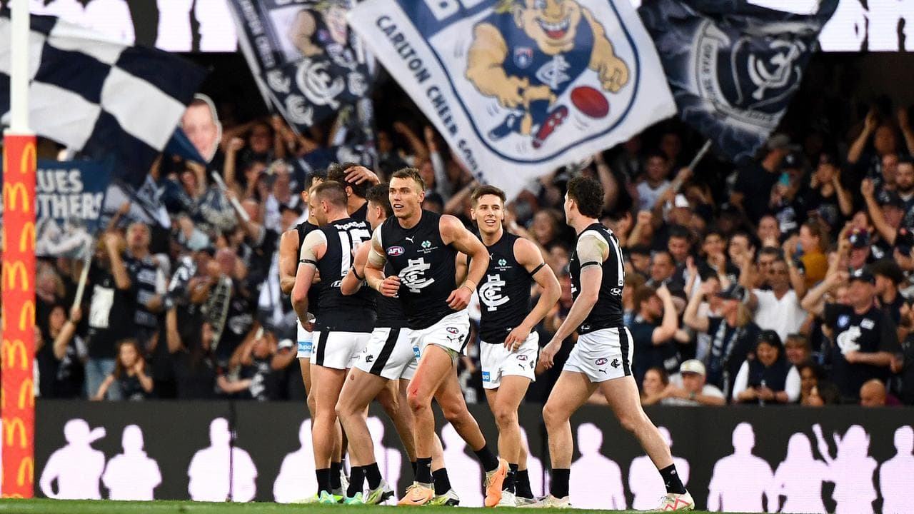 Voss took Carlton all the way to a preliminary final in 2023.