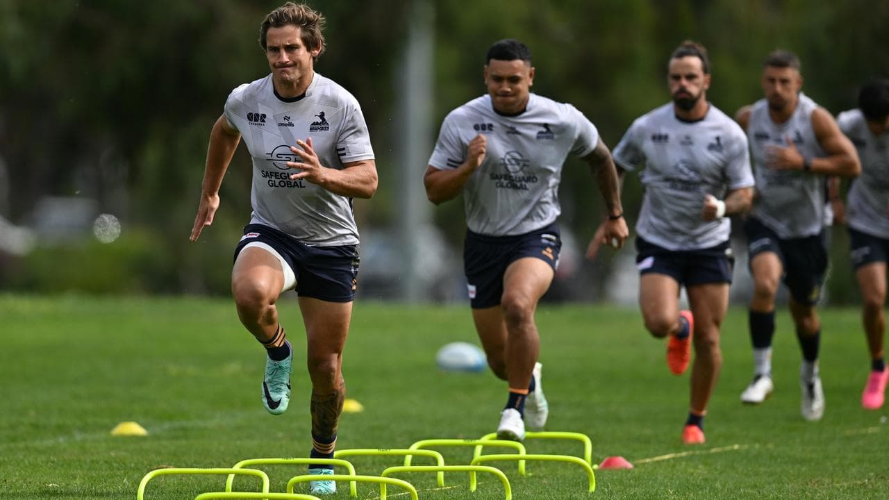 Brumbies training.