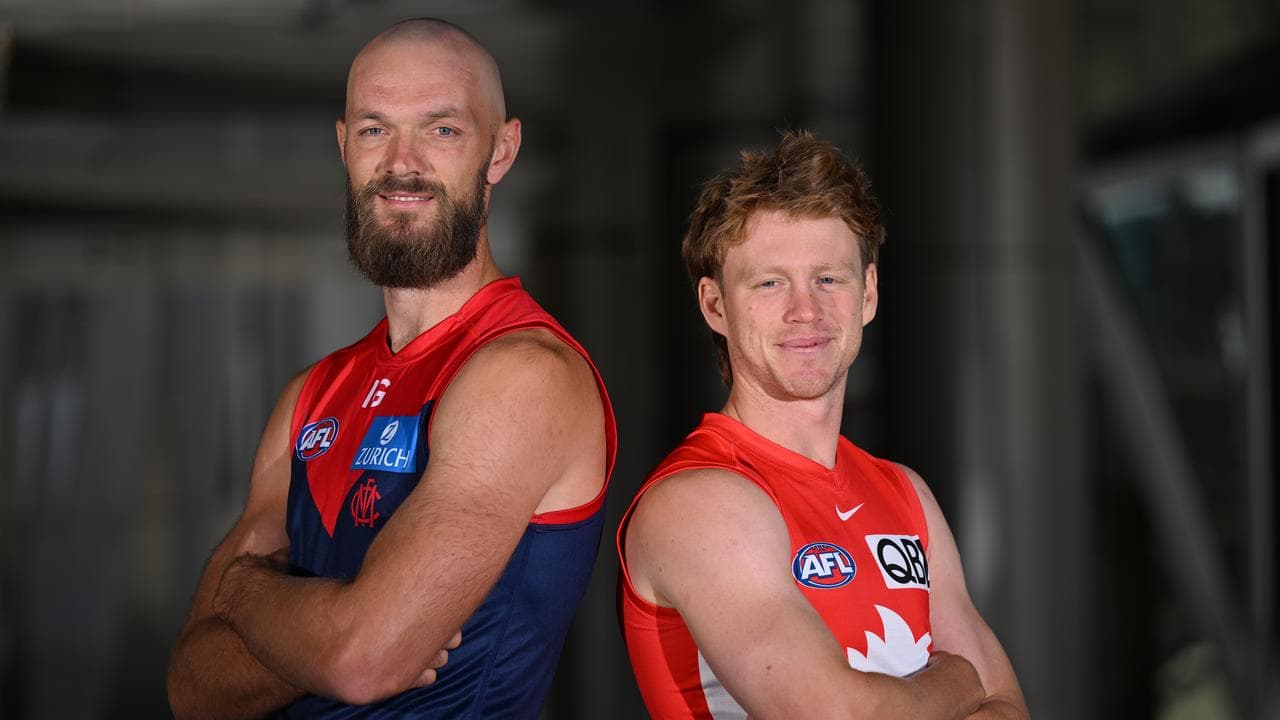Max Gawn and Callum Mills.
