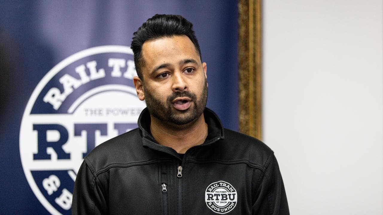 RTBU Victorian Branch Secretary Vik Sharma