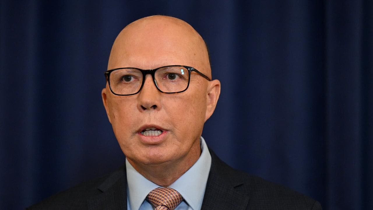 Australian Opposition Leader Peter Dutton.