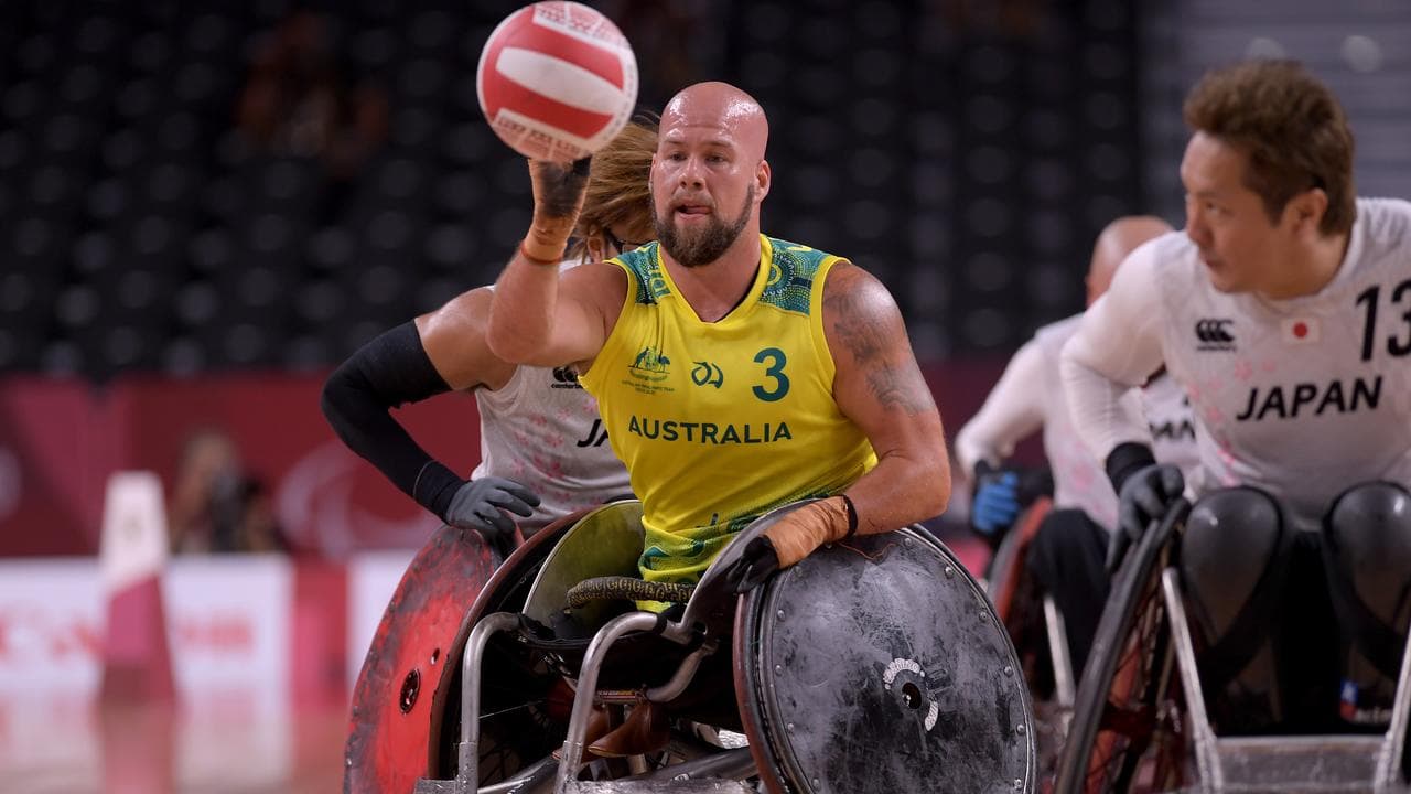 Australia wheelchair rugby star Ryley Batt.