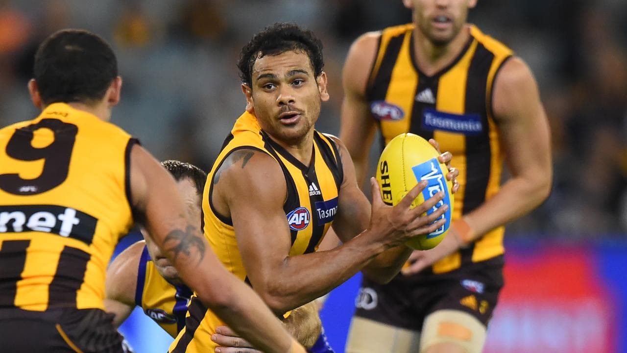 Former Hawthorn player Cyril Rioli. 