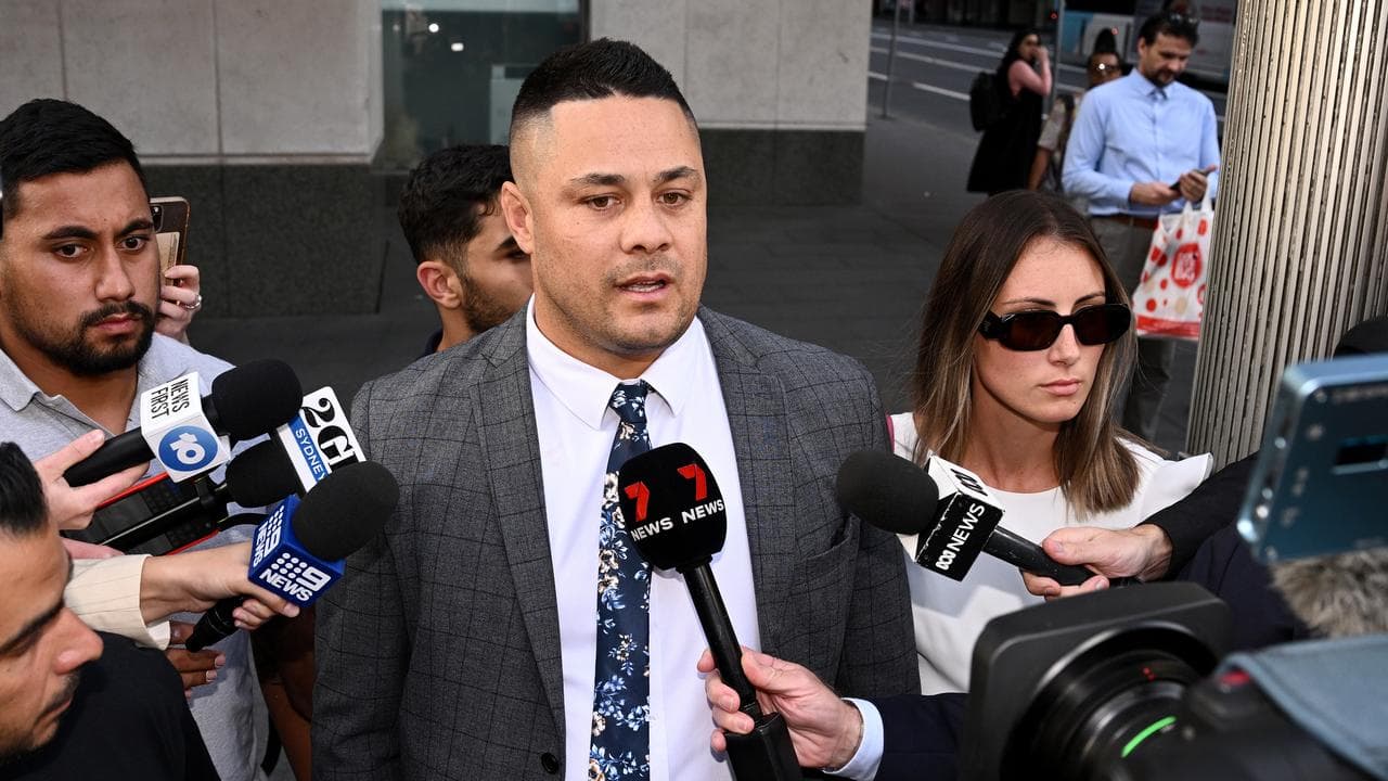 Former NRL player Jarryd Hayne (file image)